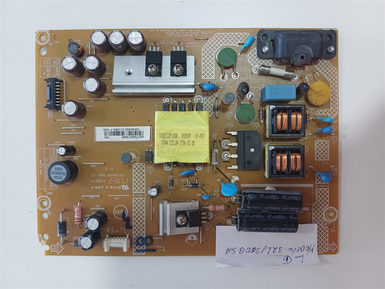 Fuente De Poder Tv LG CCP8400 SMS-10 Original Usada