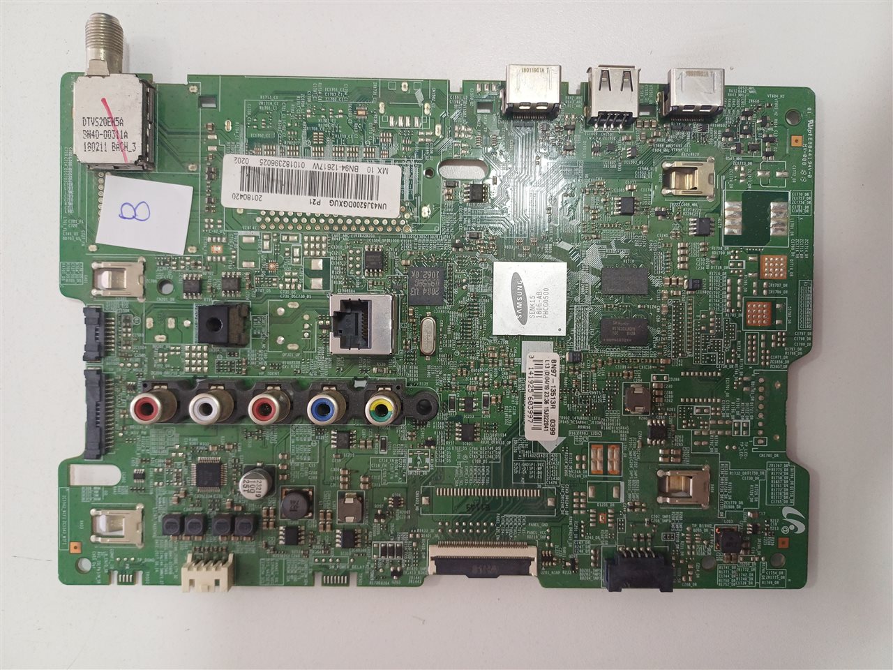 Placa Main Tv Samsung BN94-12617W Original Usada