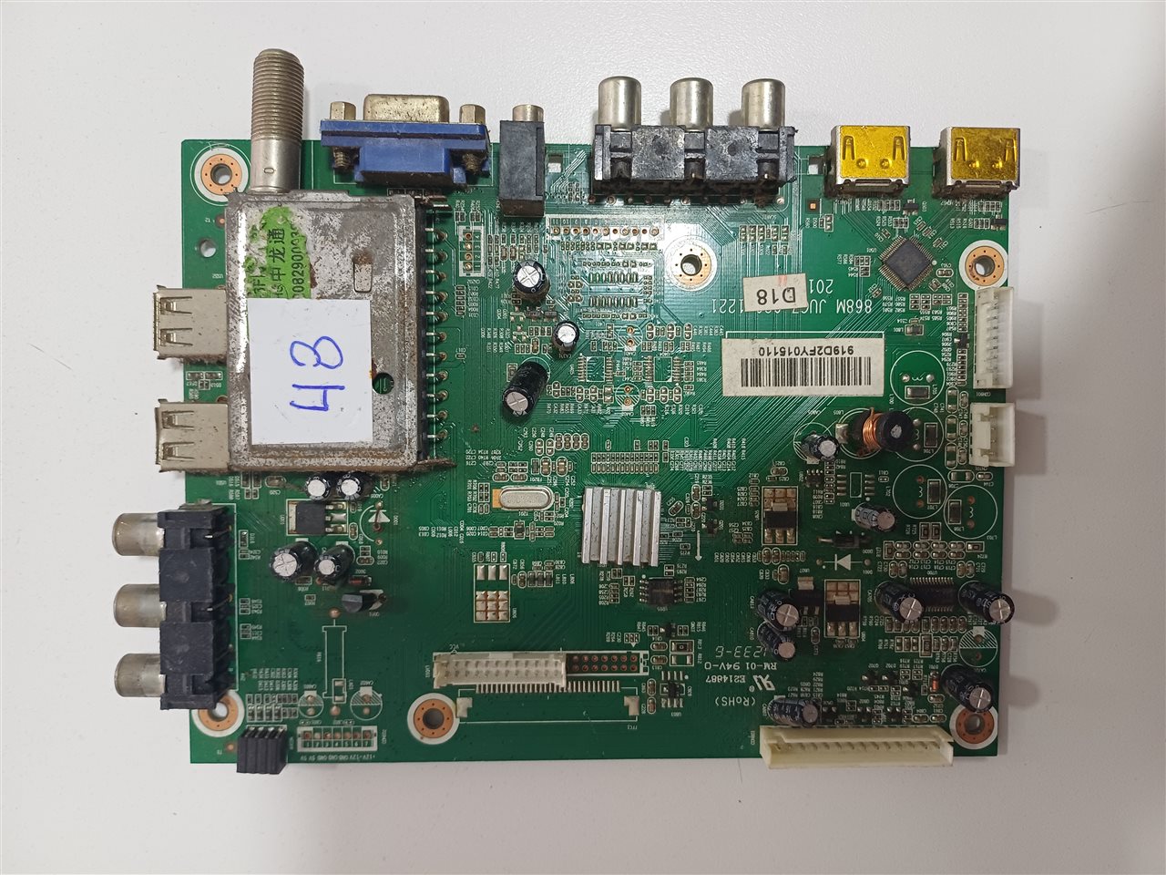 Placa Main Tv 868M JUC7.820.000491221 Original Usada