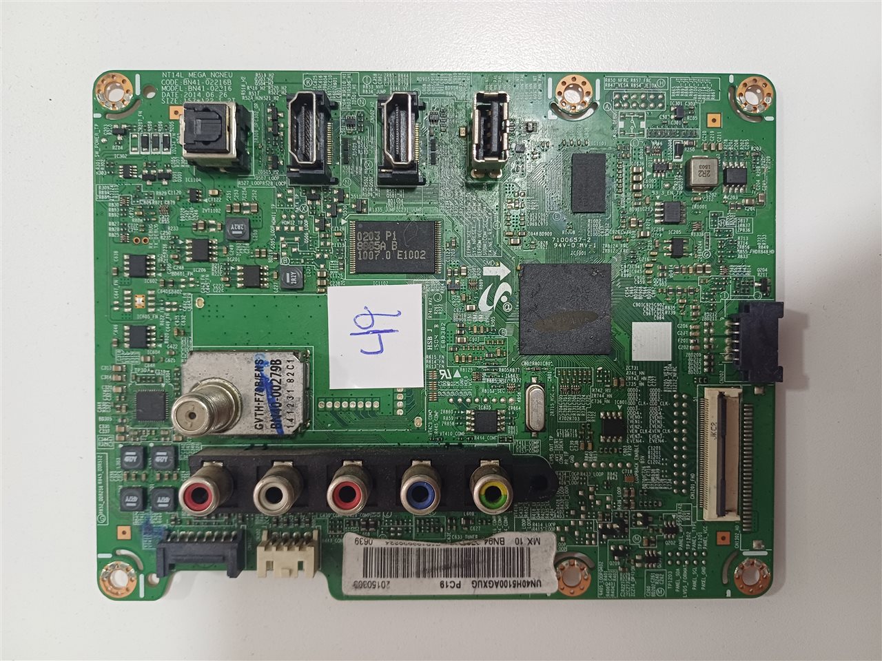 Placa Main Tv Samsung BN41-02216B Original Usada