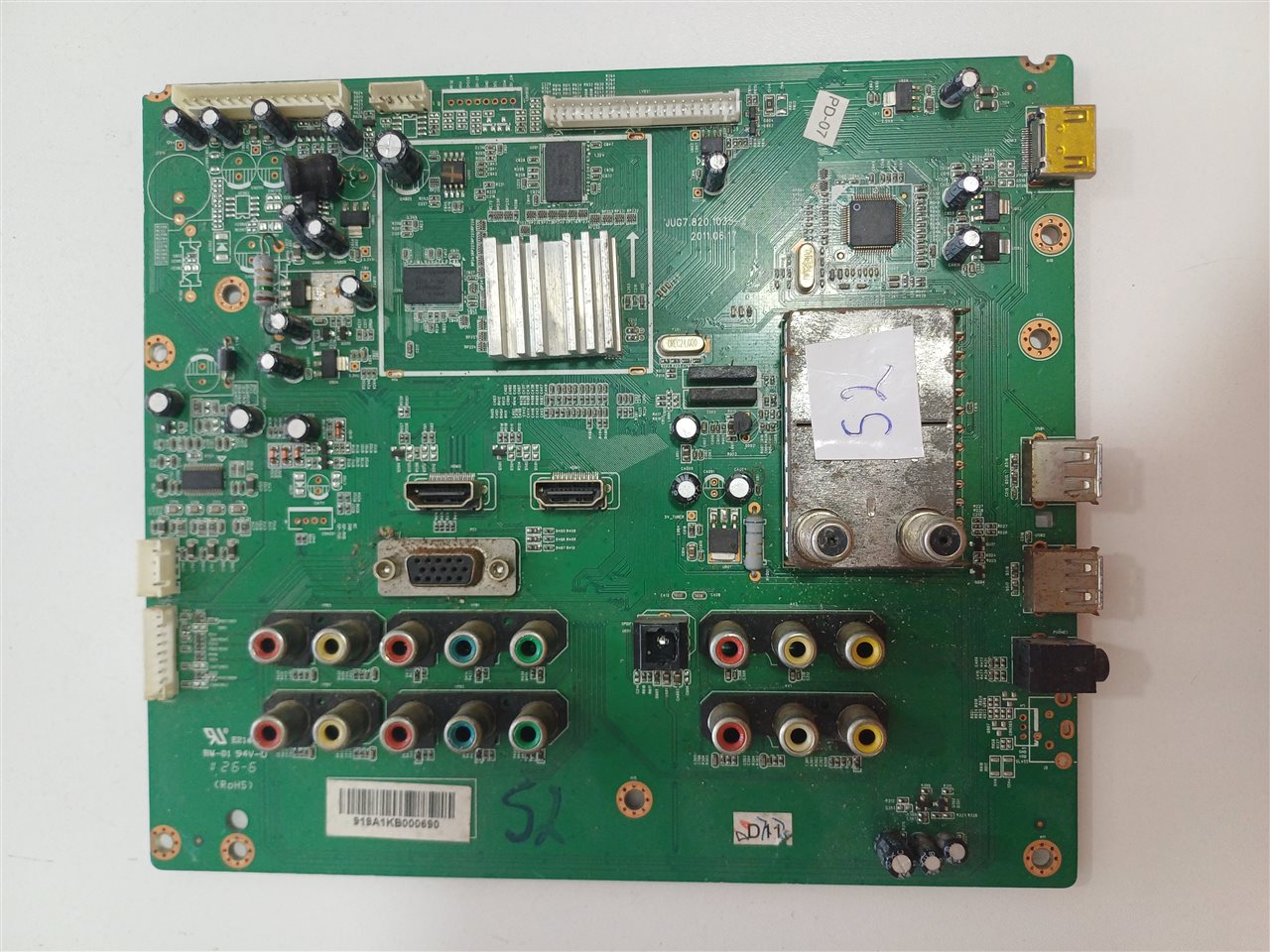 Placa Main Tv Hisense JUG7.820.1035 Original Usada
