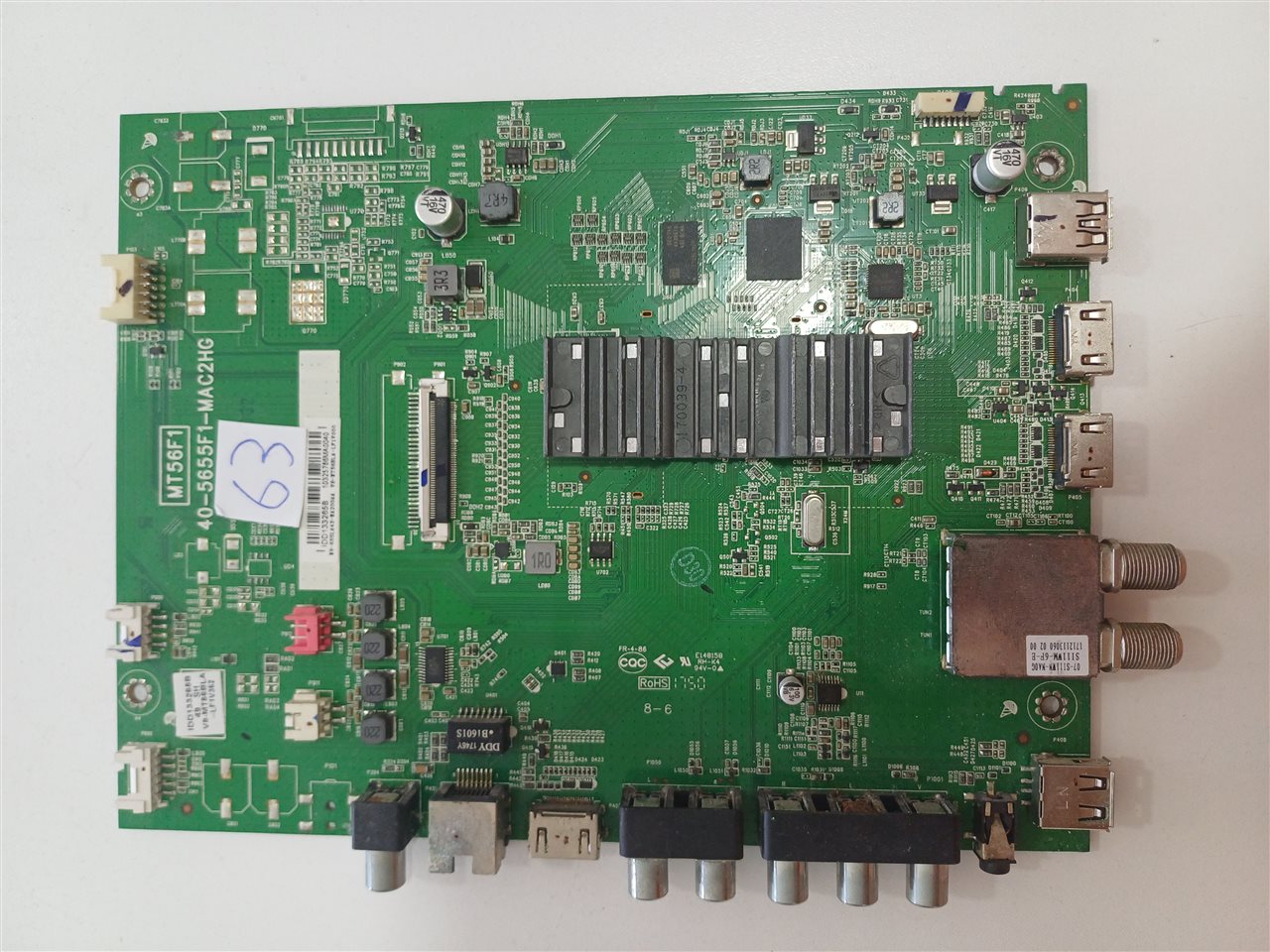 Placa Main Tv TCL 40-5655F1-MAC2HG Original Usada
