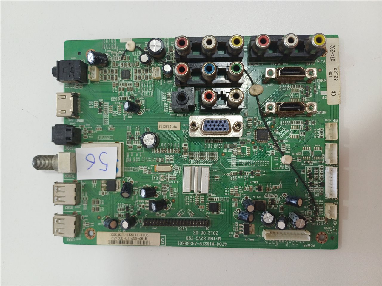 Placa Main Tv 4704-M182T9-A4235K01 Original Usada