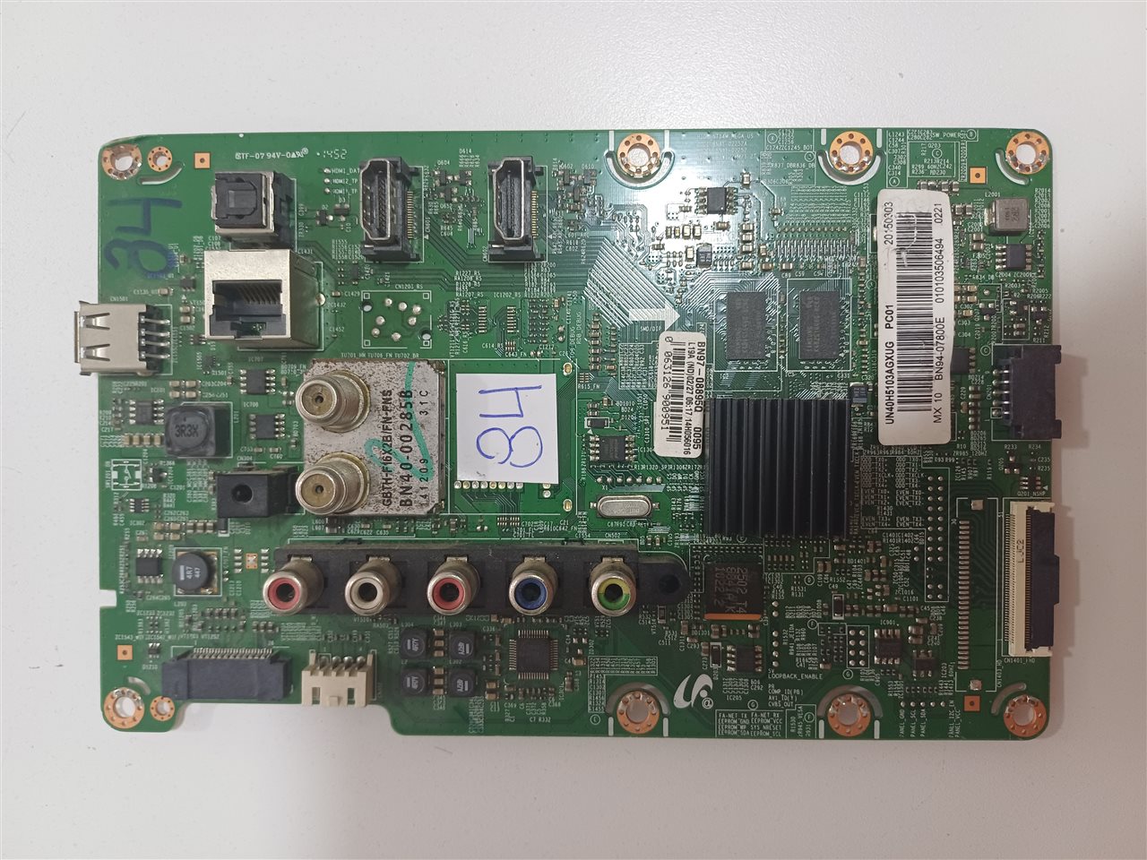 Placa Main Tv Samsung BN94-07800E Original Usada