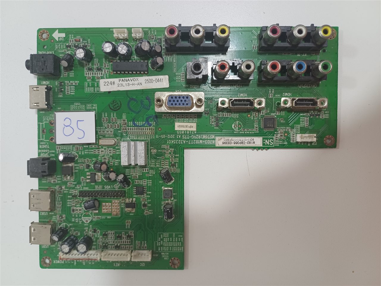 Placa Main Tv Panavox 4703-M182T7-A3235K01 Original Usada