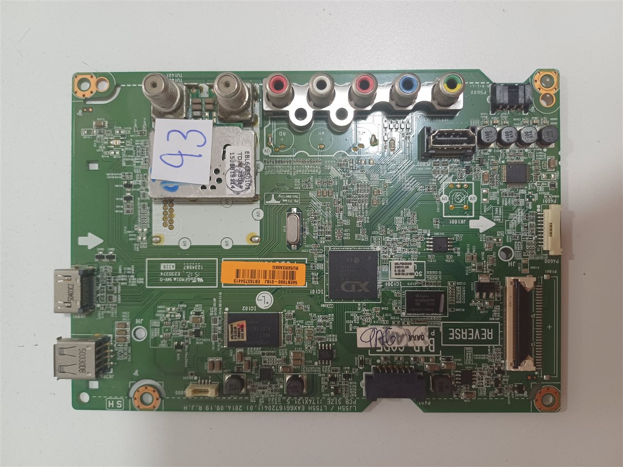 Placa Main Tv LG EAX66167204 Original Usada
