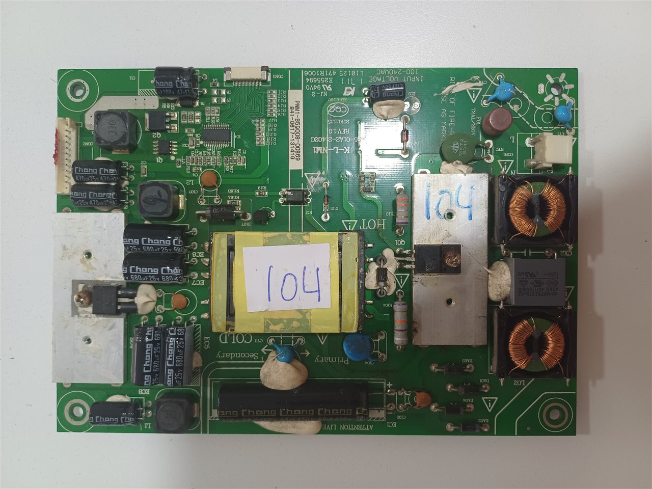 Fuente De Poder Tv K-L-NM1 Original Usada