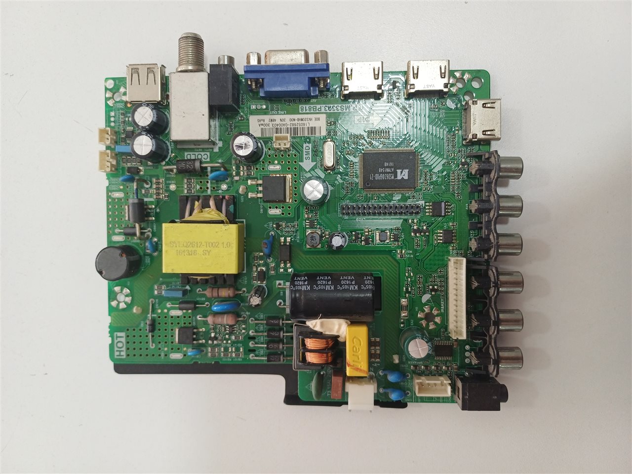 Placa Main Tv TP.MS3383.PB818 Original Usada