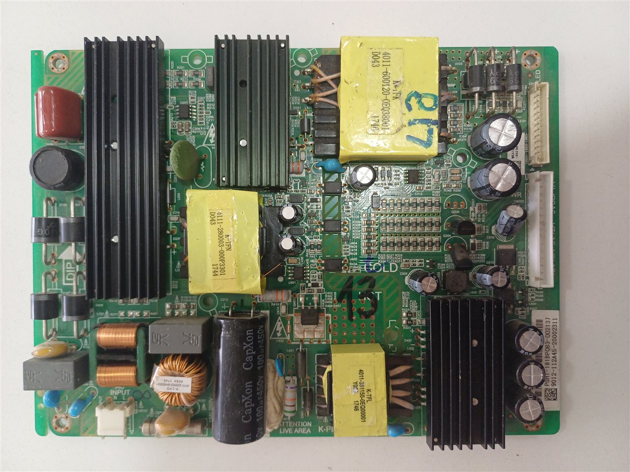 Fuente De Poder Tv 9012-112A45-20002311 Original Usada