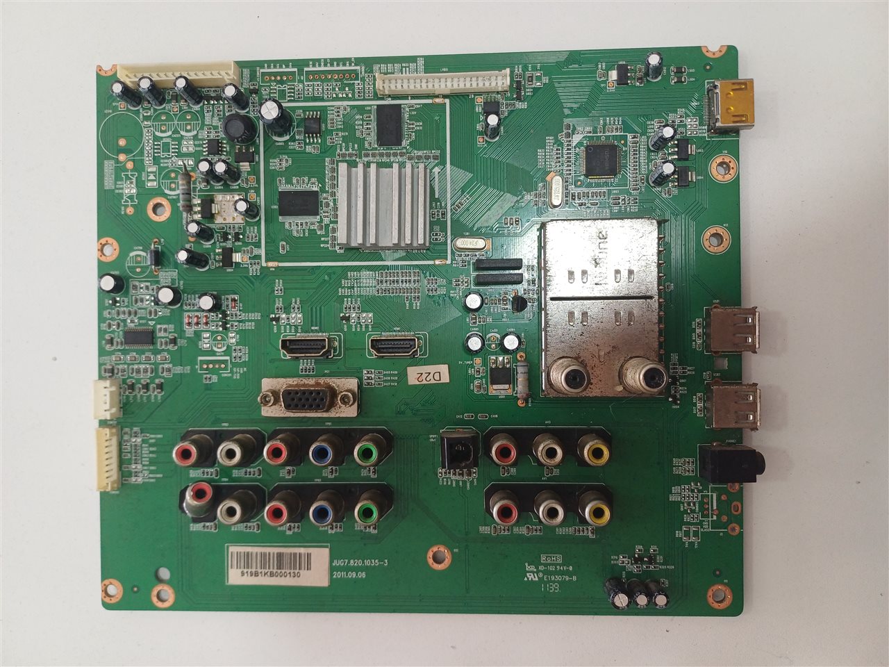 Placa Main Tv Hisense JUG7.820.1035-3 Original Usada
