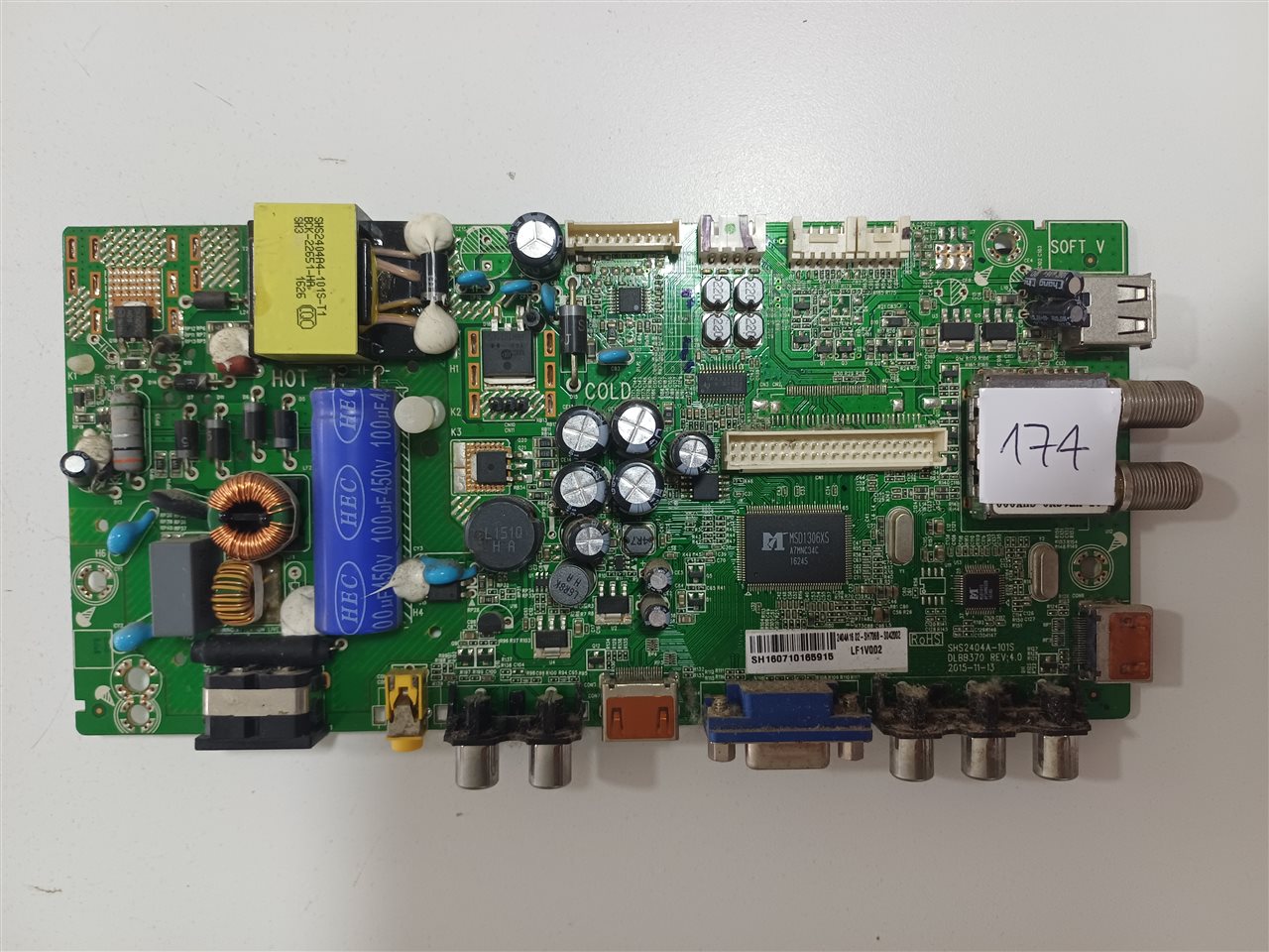 Placa Main Tv SHS2404A-10TS Original Usada