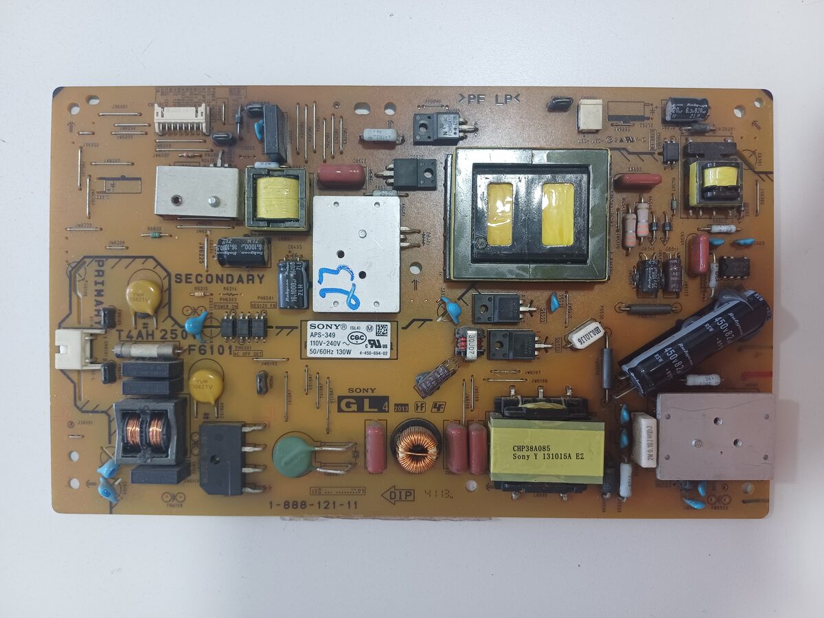Fuente de Poder TV Sony APS-349 - Usada Probada Funcionando