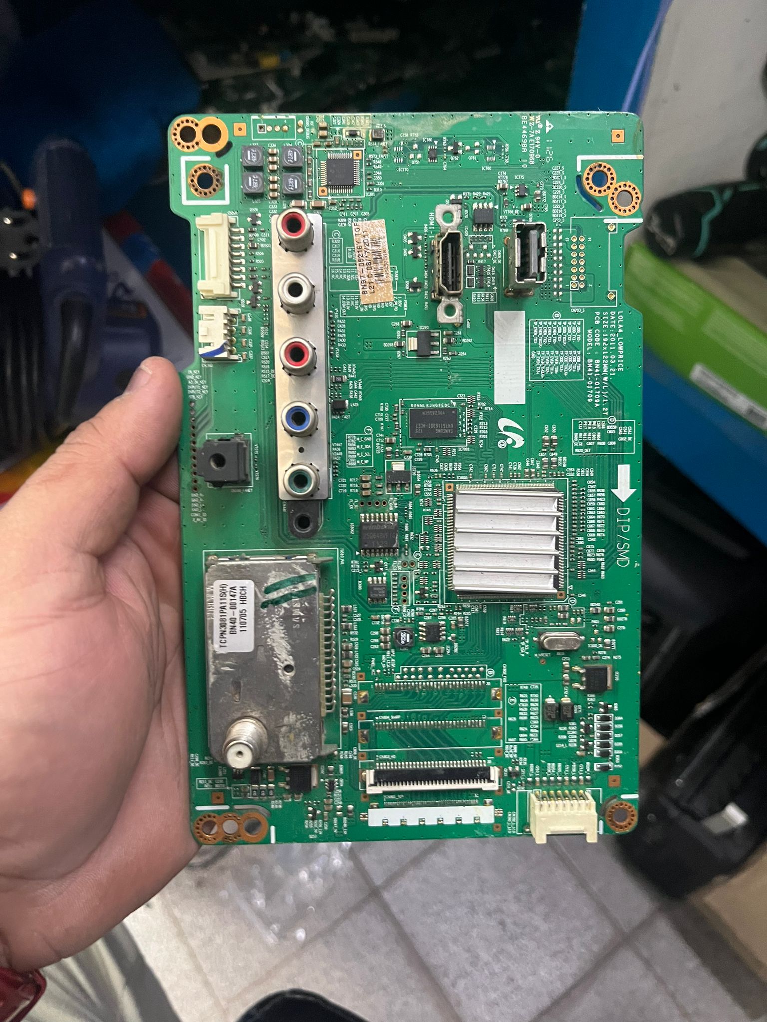 Placa main Samsung BN41-01709A para televisor original usada probada