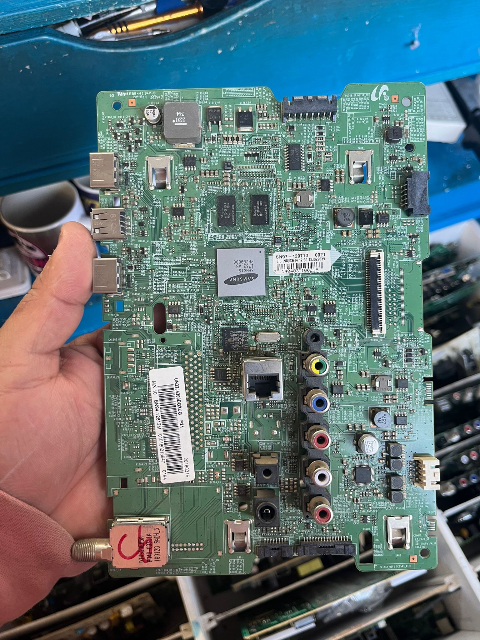 Placa main Samsung BN41-02551A para TV original usada probada