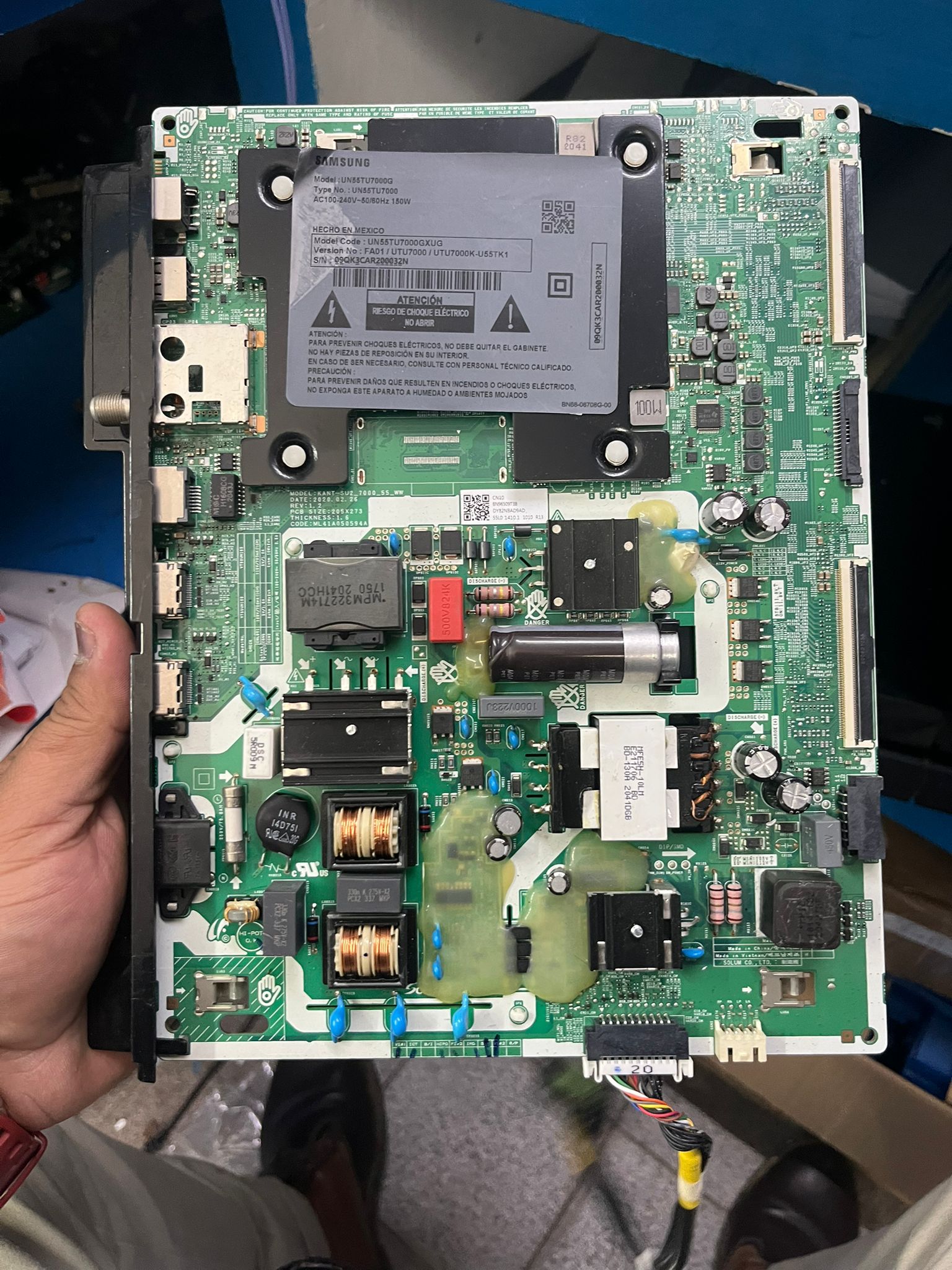 Placa main fuente Samsung BN41-02753A para TV usada probada