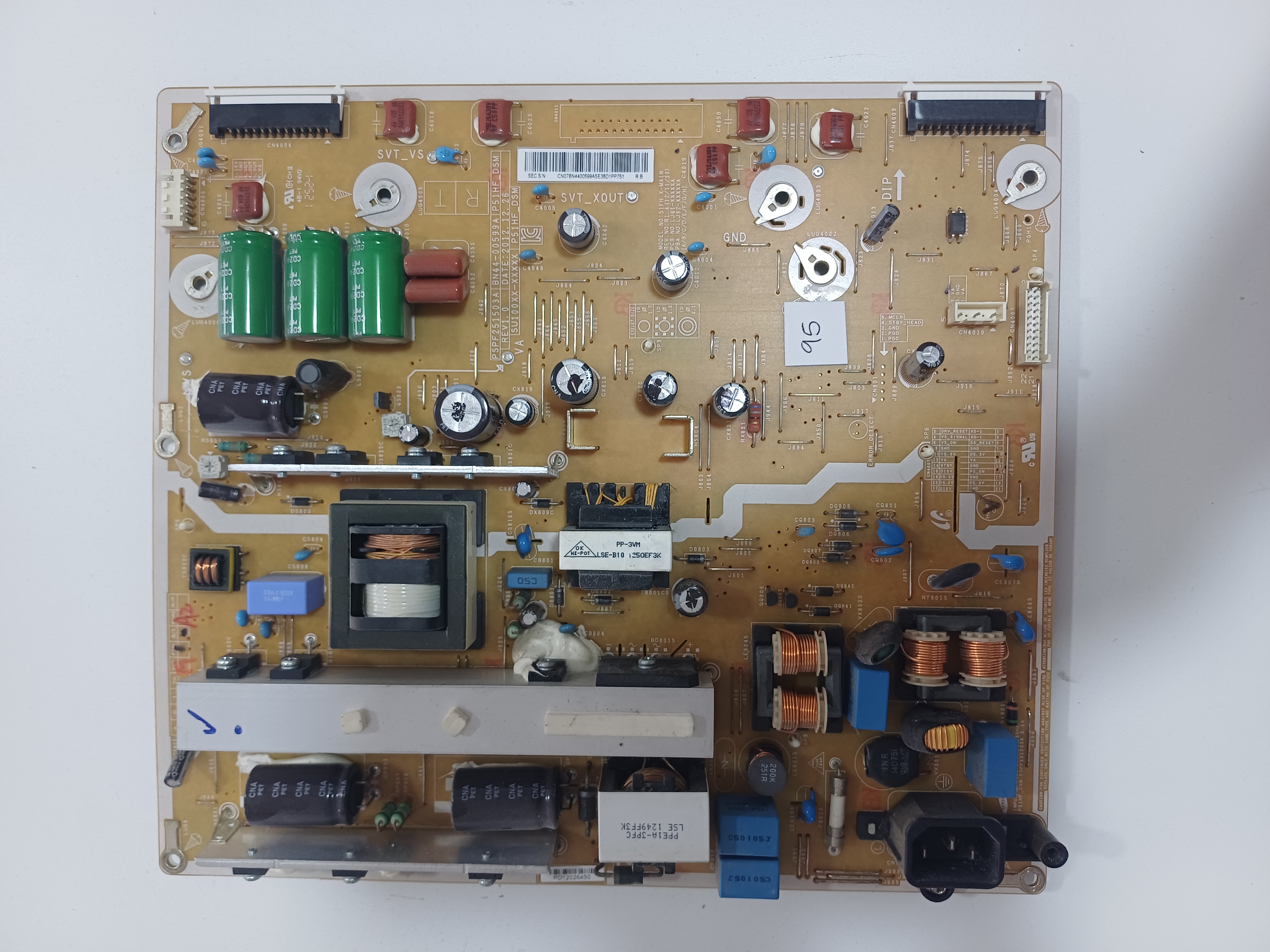 Placa Fuente Power Supply Samsung BN44-00599A PSPF251503A