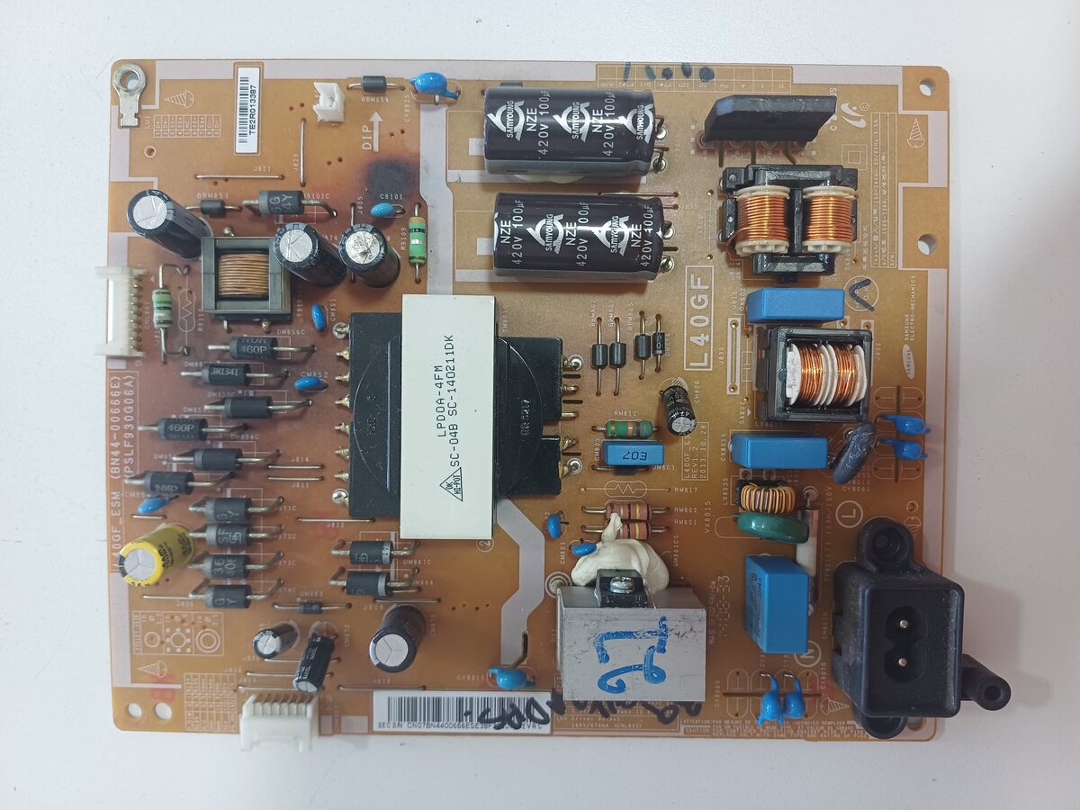 Placa Fuente Power Supply Samsung BN44-00666E L40GF_ESM