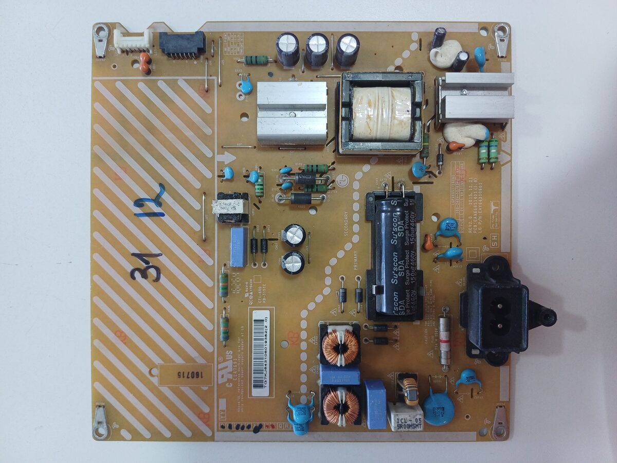 Fuente De Poder TV LG EAX66851401 (1.8) EAY64310601 LGP49DSI-16CH1
