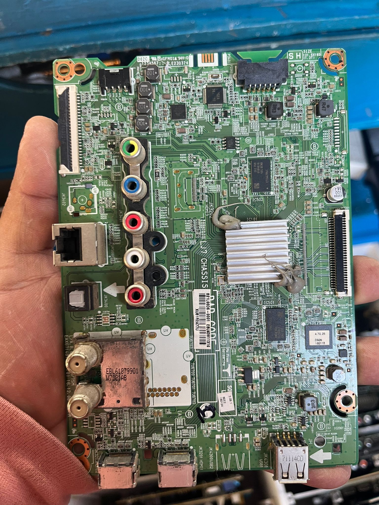 Placa main LG EAX67148401 para televisor original usada probada