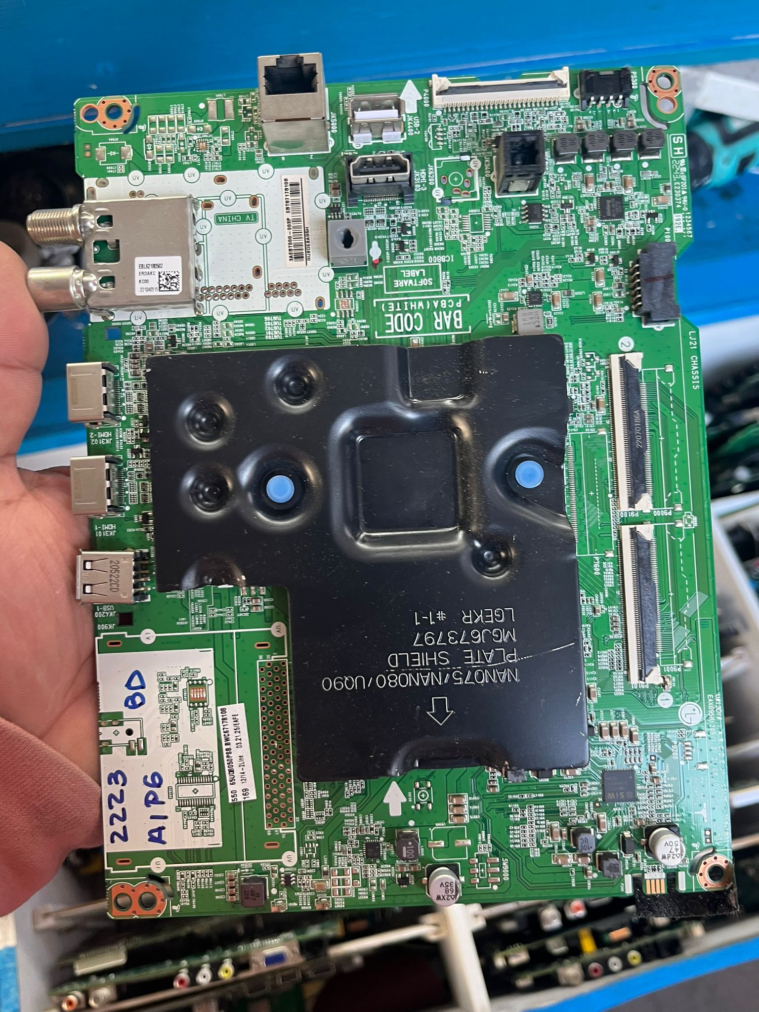 Placa main LG EAX69582101 para televisor original usada probada