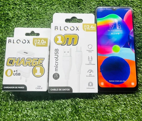 Samsung Galaxy A31 128GB 4GB RAM Super AMOLED + Cargador Bloox