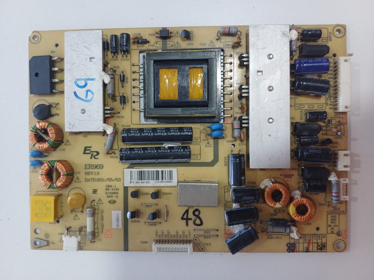 Placa Fuente De Poder PSU ER969 REV1.0