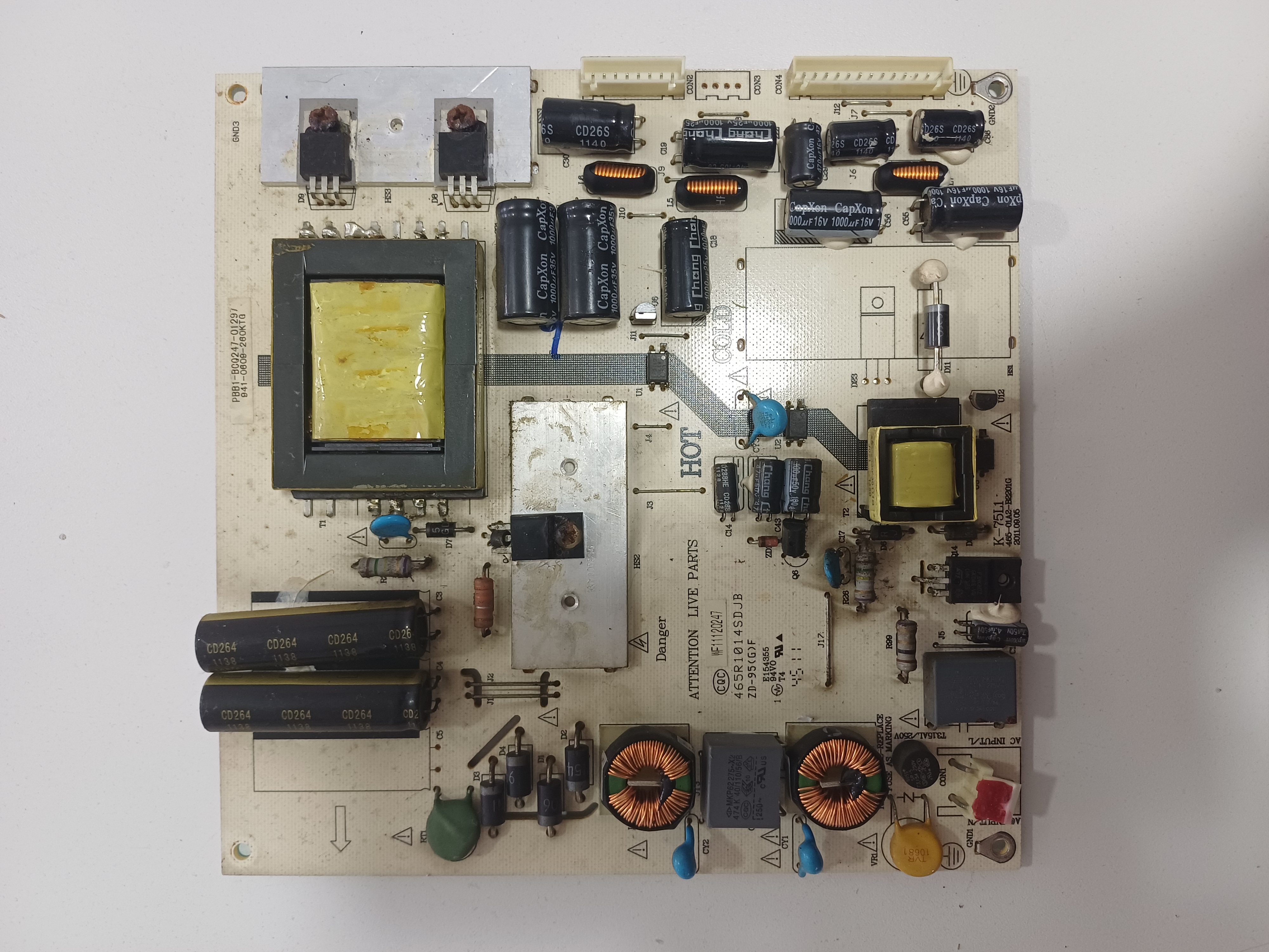 Fuente De Alimentacion TV K-75L1 465R1014SDJB 465-01A2-B2201G