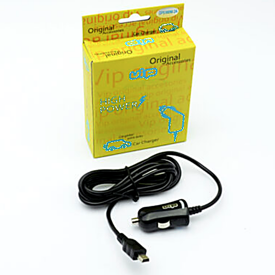 CARGADOR DE AUTO VIP PARA GPS MINI USB 2A