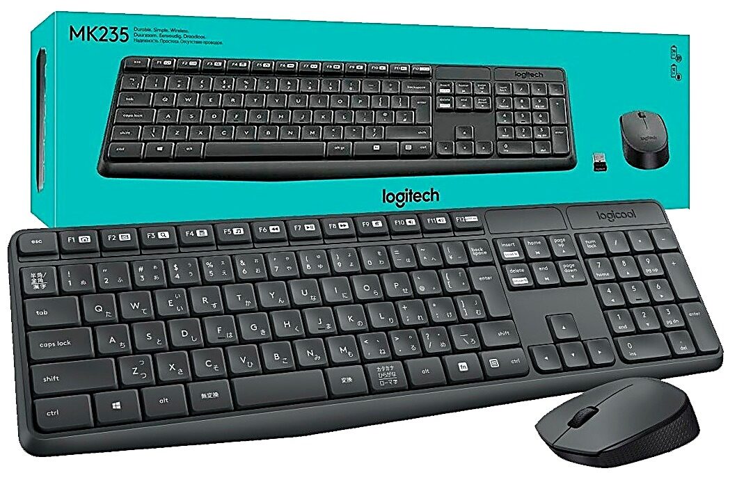 TECLADO Y MOUSE INALAMBRICO LOGITECH MK235