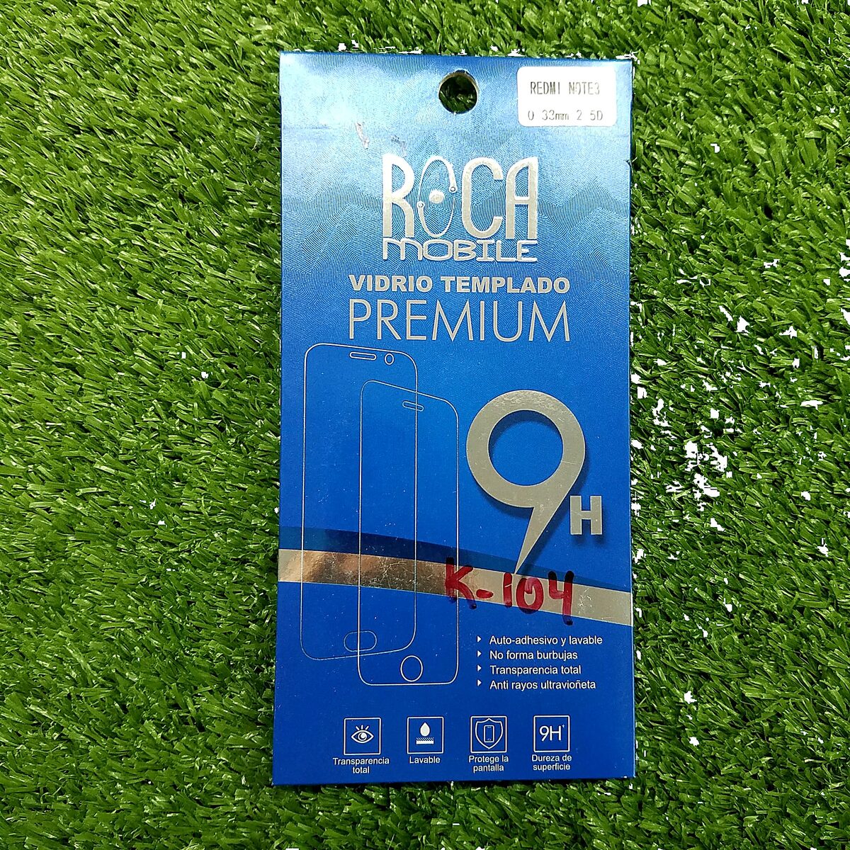 VIDRIO TEMPLADO 9H XIAOMI REDMI NOTE 3