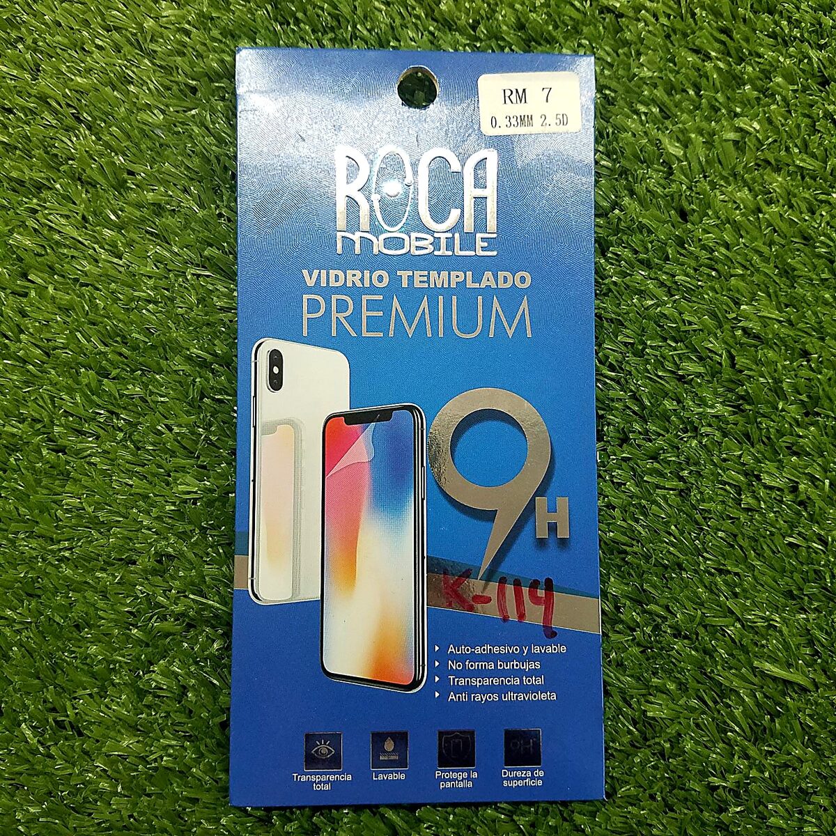 VIDRIO TEMPLADO 9H XIAOMI REDMI 7