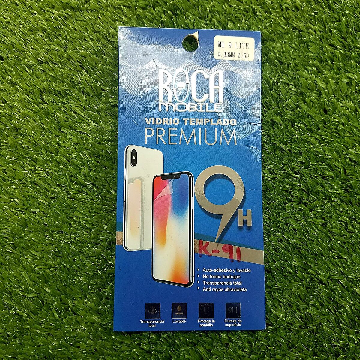 VIDRIO TEMPLADO 9H XIAOMI MI 9 LITE