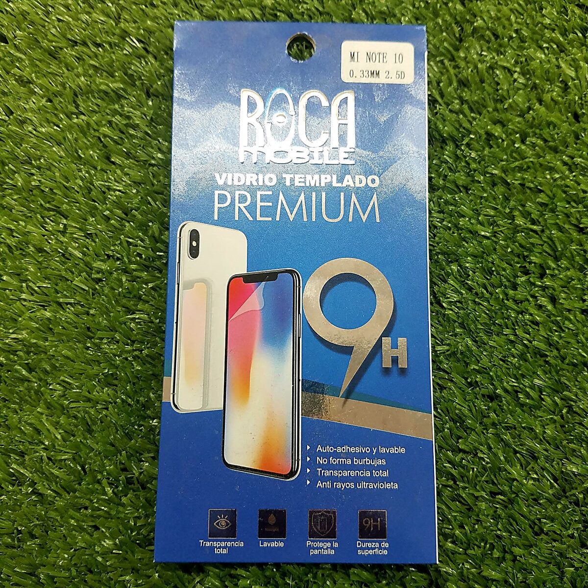 VIDRIO TEMPLADO 9H XIAOMI MI NOTE 10