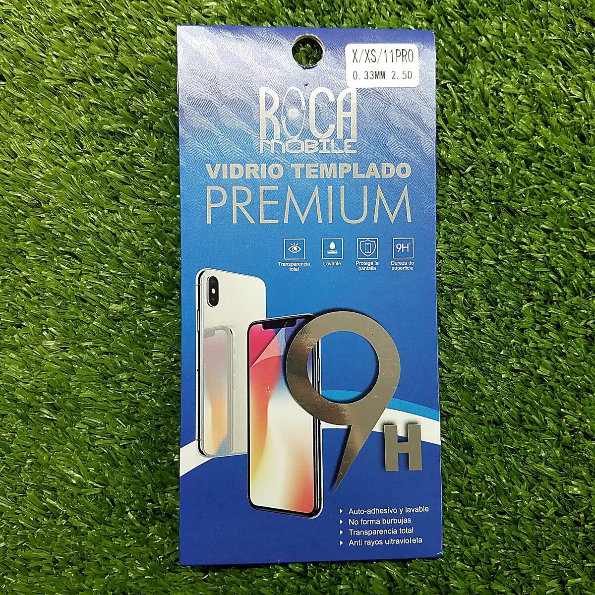 VIDRIO TEMPLADO 9H IPHONE X - XS - 11 PRO