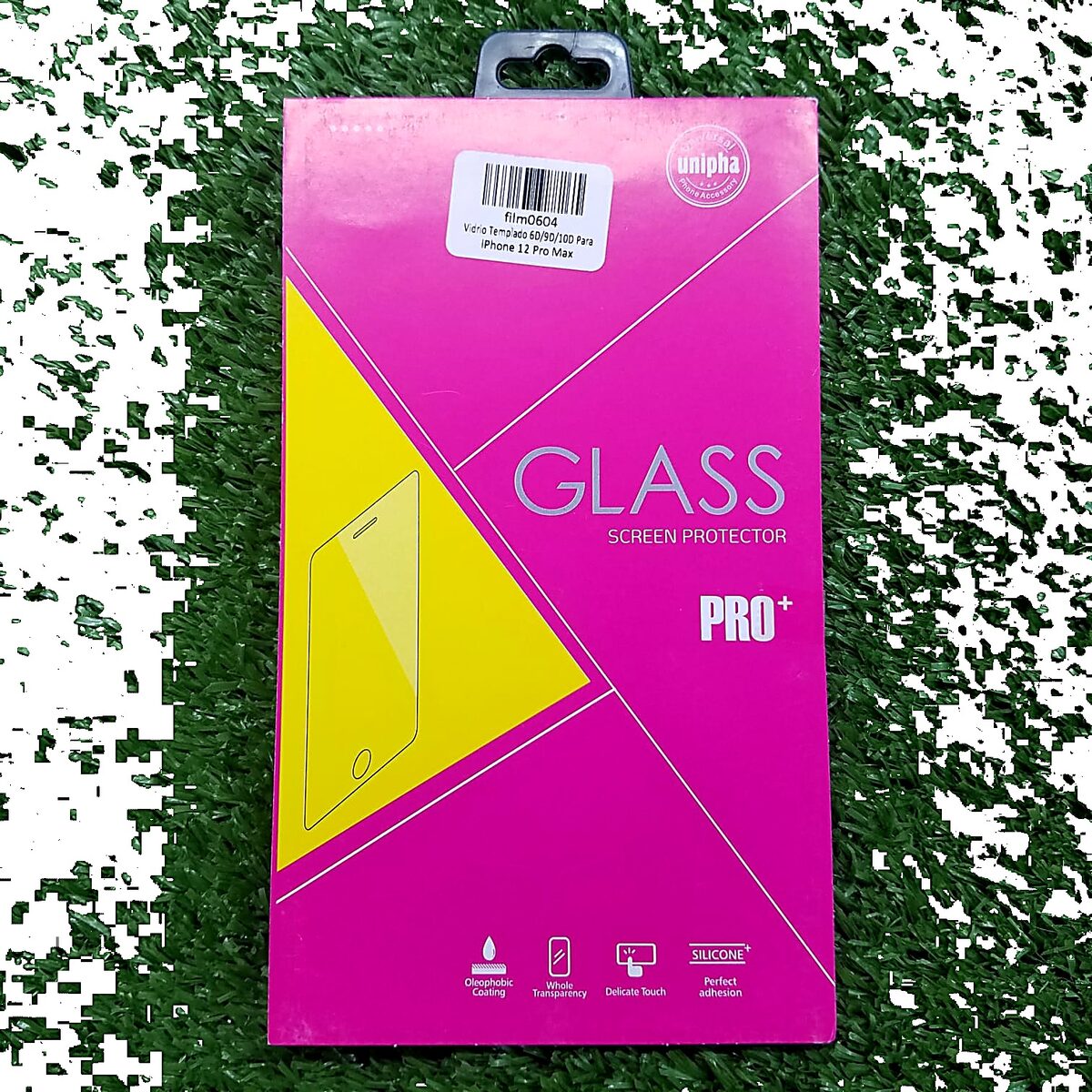 VIDRIO TEMPLADO 9D IPHONE 12 PRO MAX