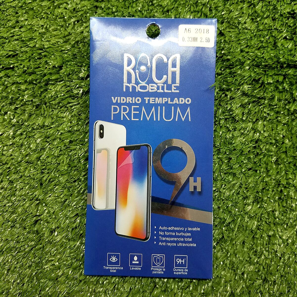 VIDRIO TEMPLADO 9H SAMSUNG GALAXY A6 2018