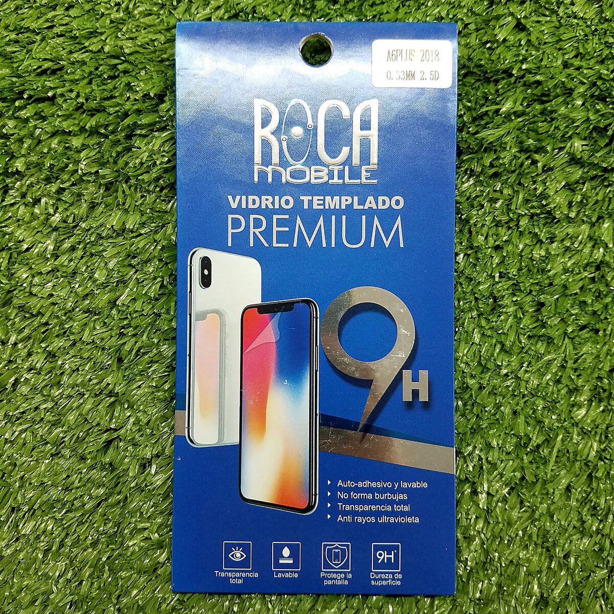 VIDRIO TEMPLADO 9H SAMSUNG GALAXY A6+ 2018