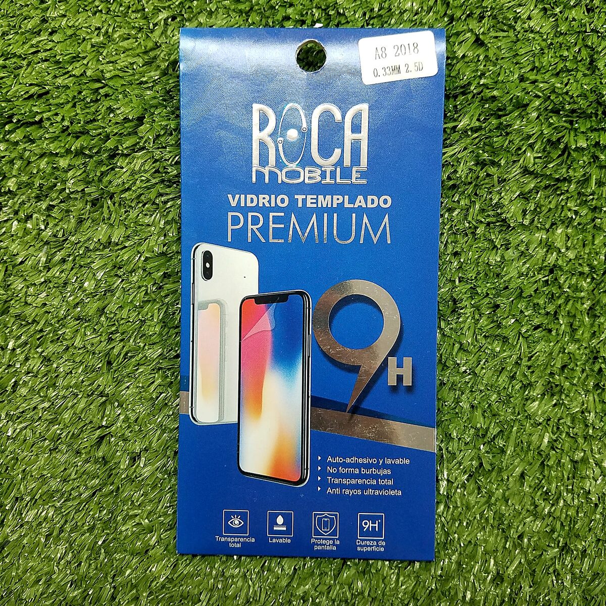 VIDRIO TEMPLADO 9H SAMSUNG GALAXY A8 2018