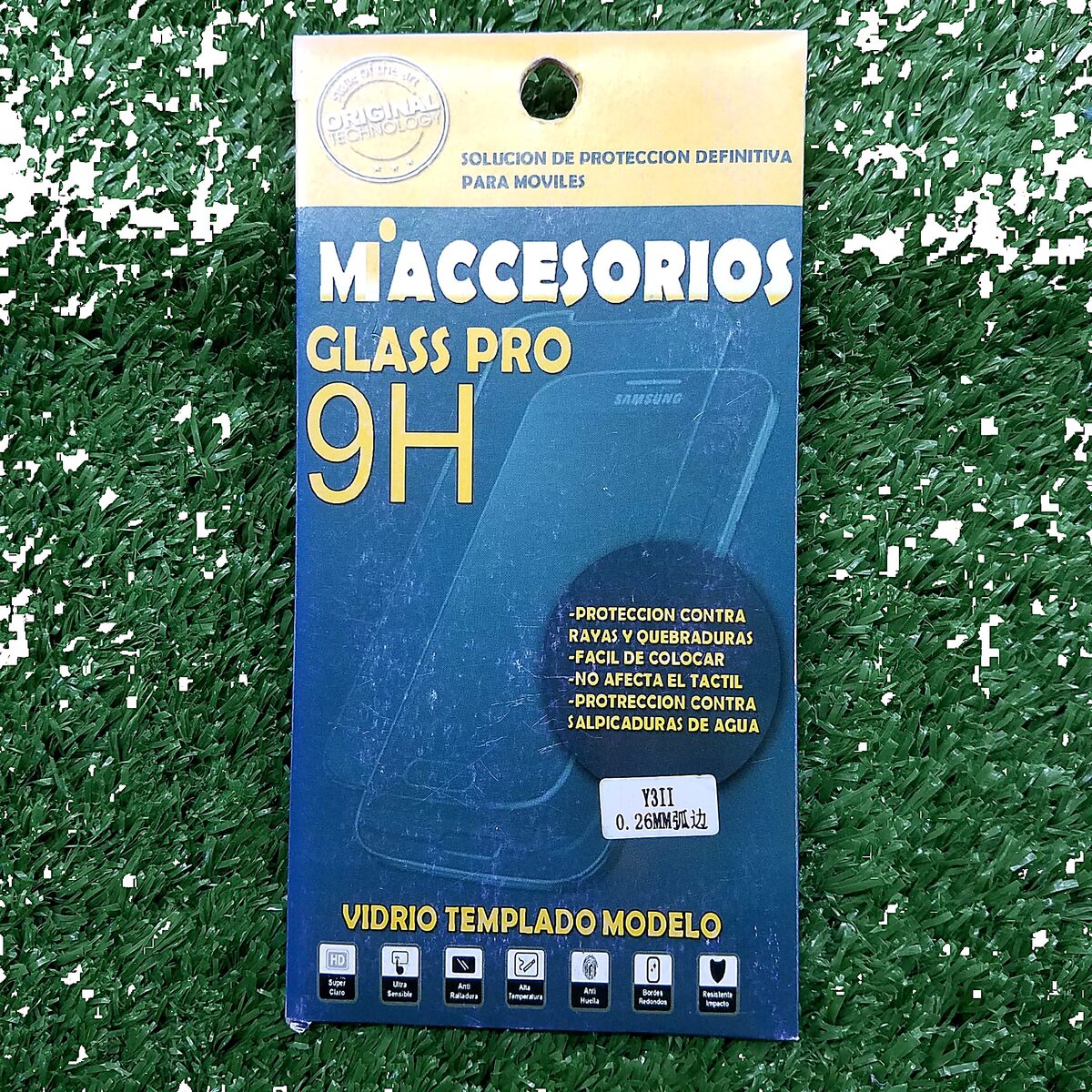 VIDRIO TEMPLADO 9H HUAWEI Y3 II