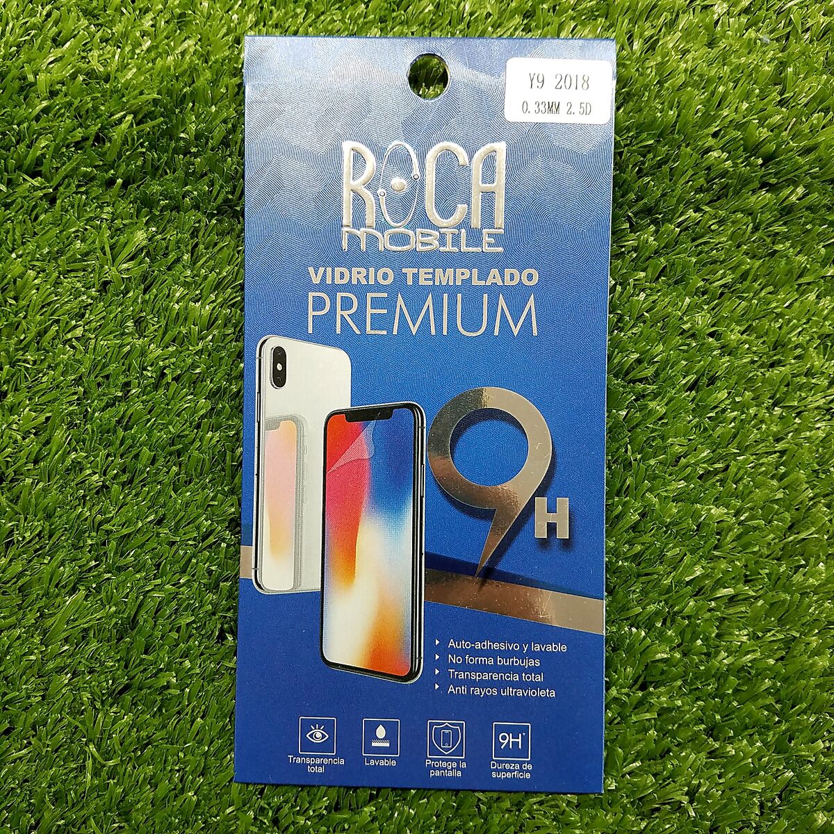 VIDRIO TEMPLADO 9H HUAWEI Y9 2018