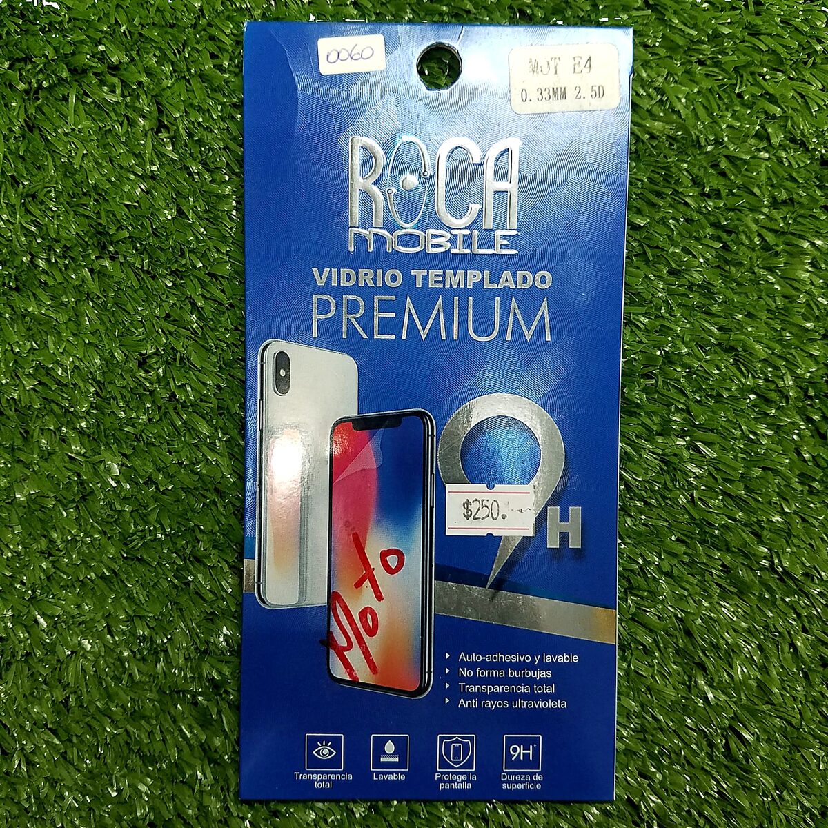 VIDRIO TEMPLADO 9H MOTOROLA MOTO E4