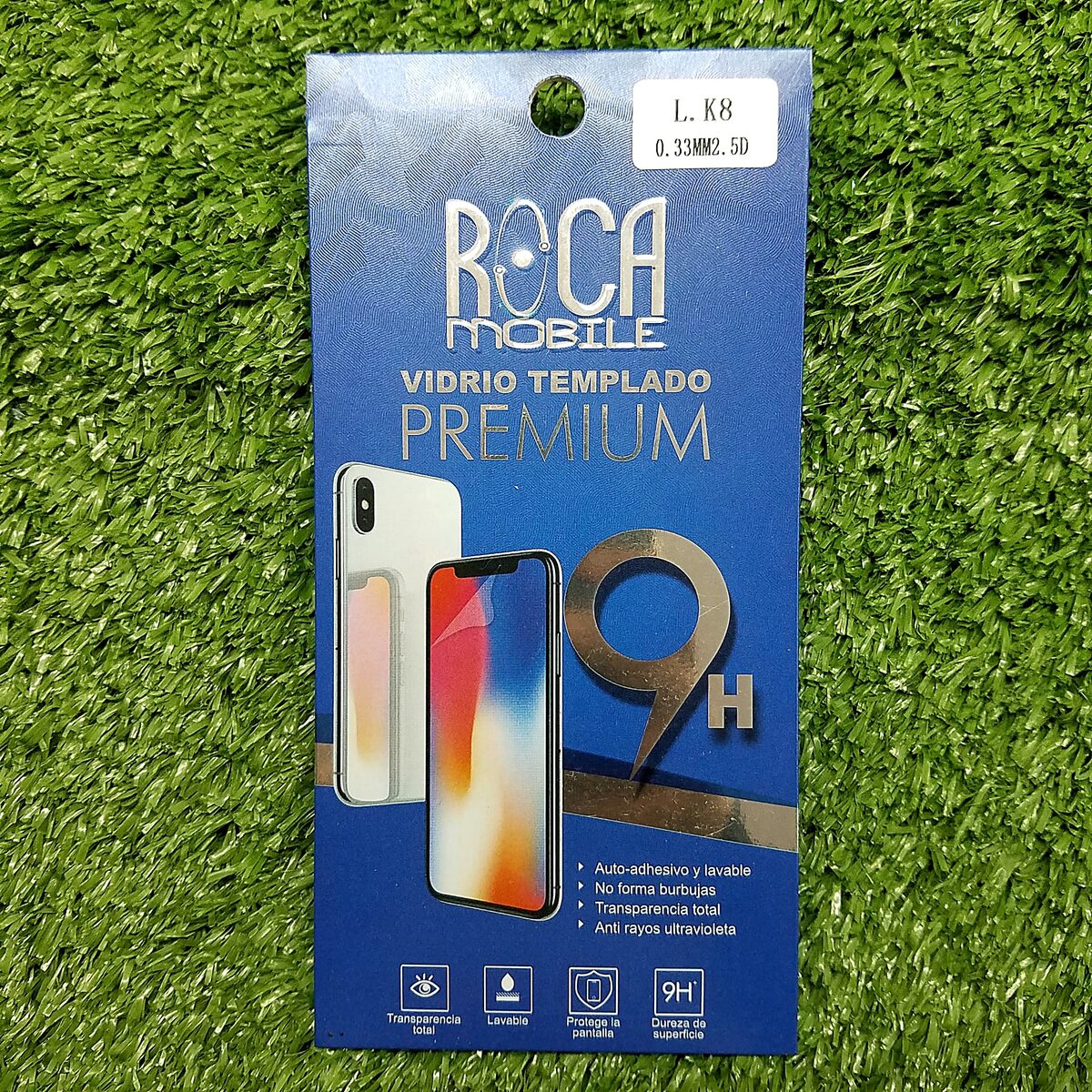VIDRIO TEMPLADO 9H LG K8