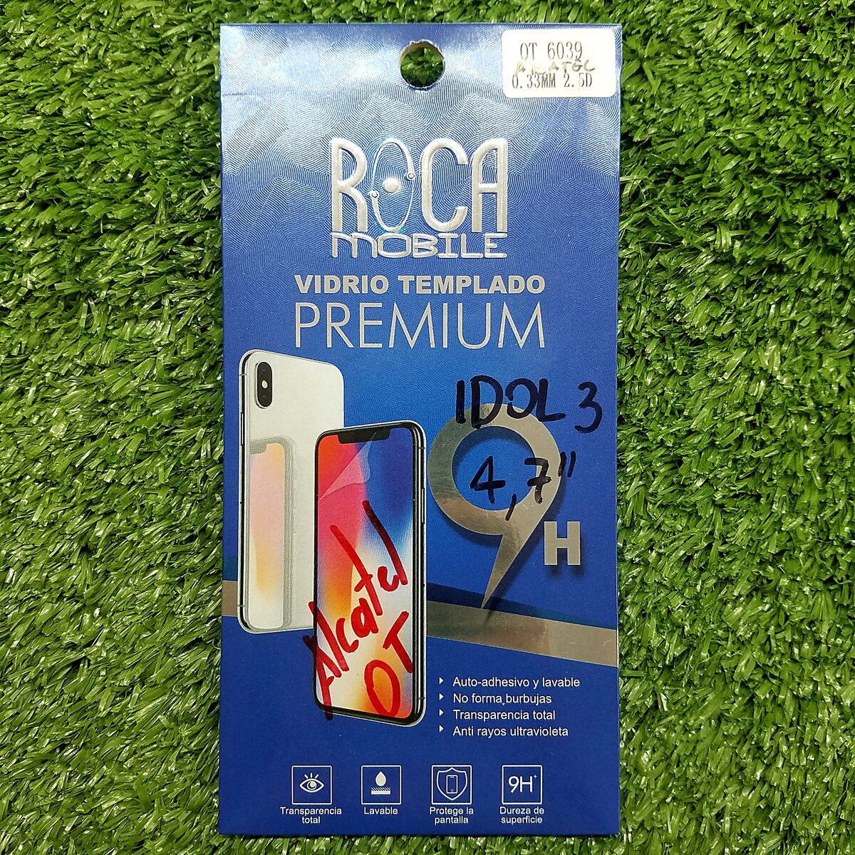 VIDRIO TEMPLADO 9H ALCATEL IDOL 3 [4.7 PULGADAS]