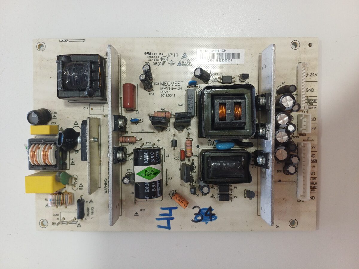 Placa Fuente Power Supply Megmeet MP116-CH REV1.1