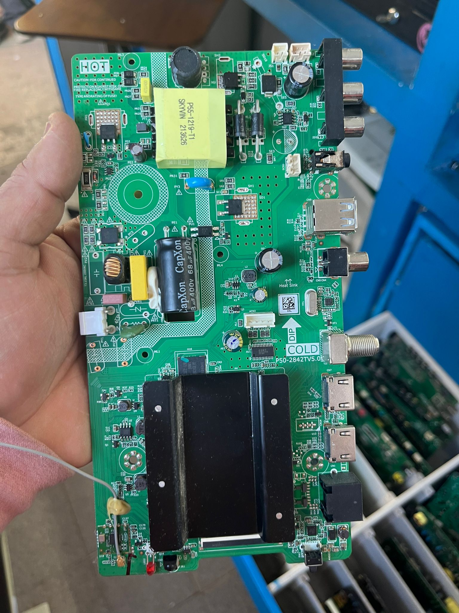 Placa Monopieza Main Y Fuente P50-2842TV5.0 Original Usada