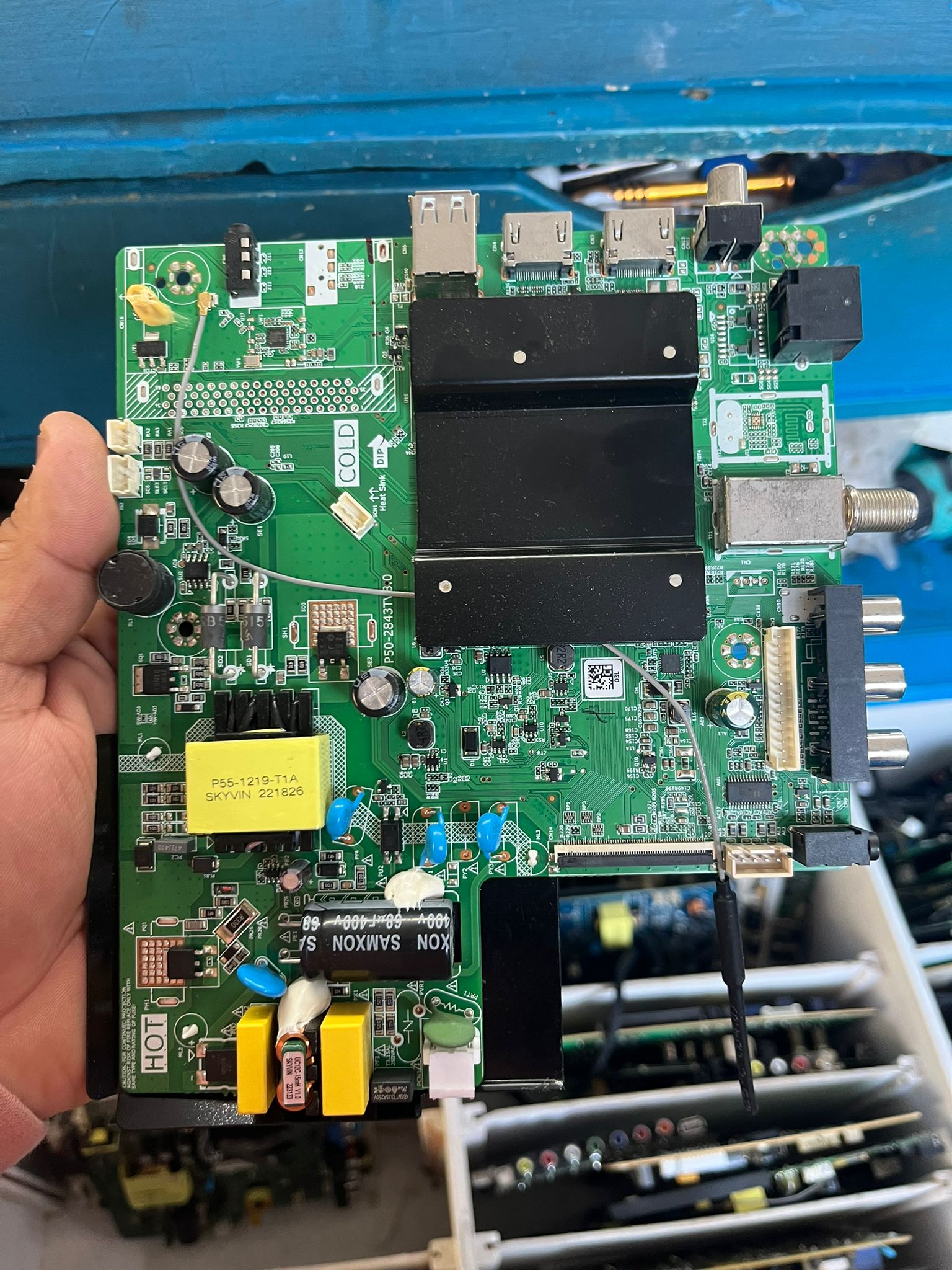 Placa main TV P50-2843TIV 3.0 Original Usada Probada