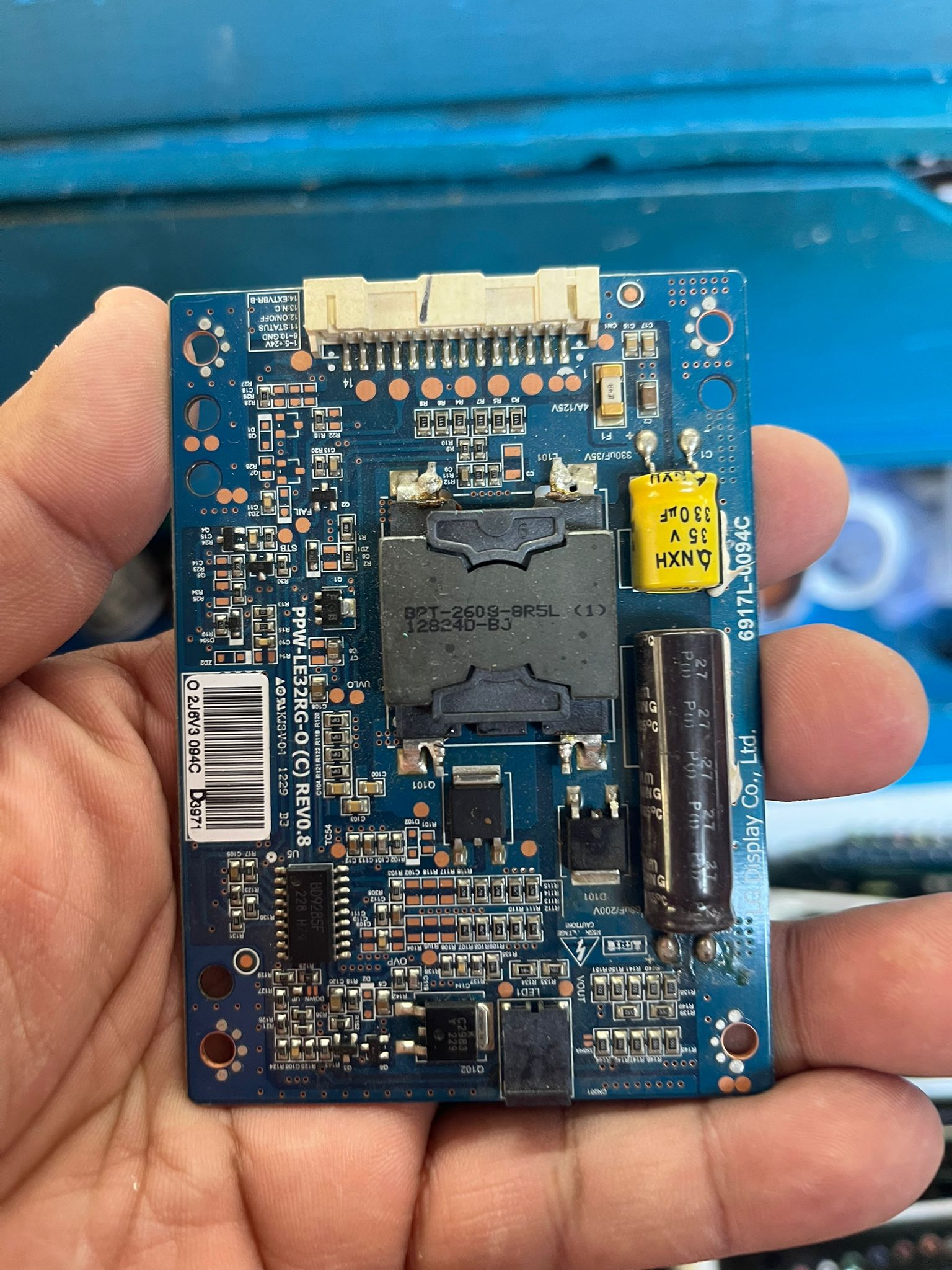 Driver led lg display ppw-le32rg-o rev0.8 original usada probada