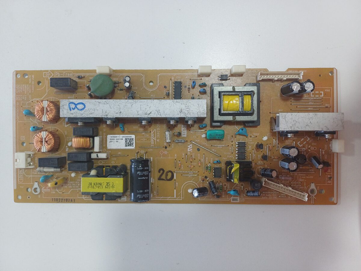 Fuente De Poder Tv Sony PSC10349C M 1-474-281-13 Sanken G2AS-C-3H370W