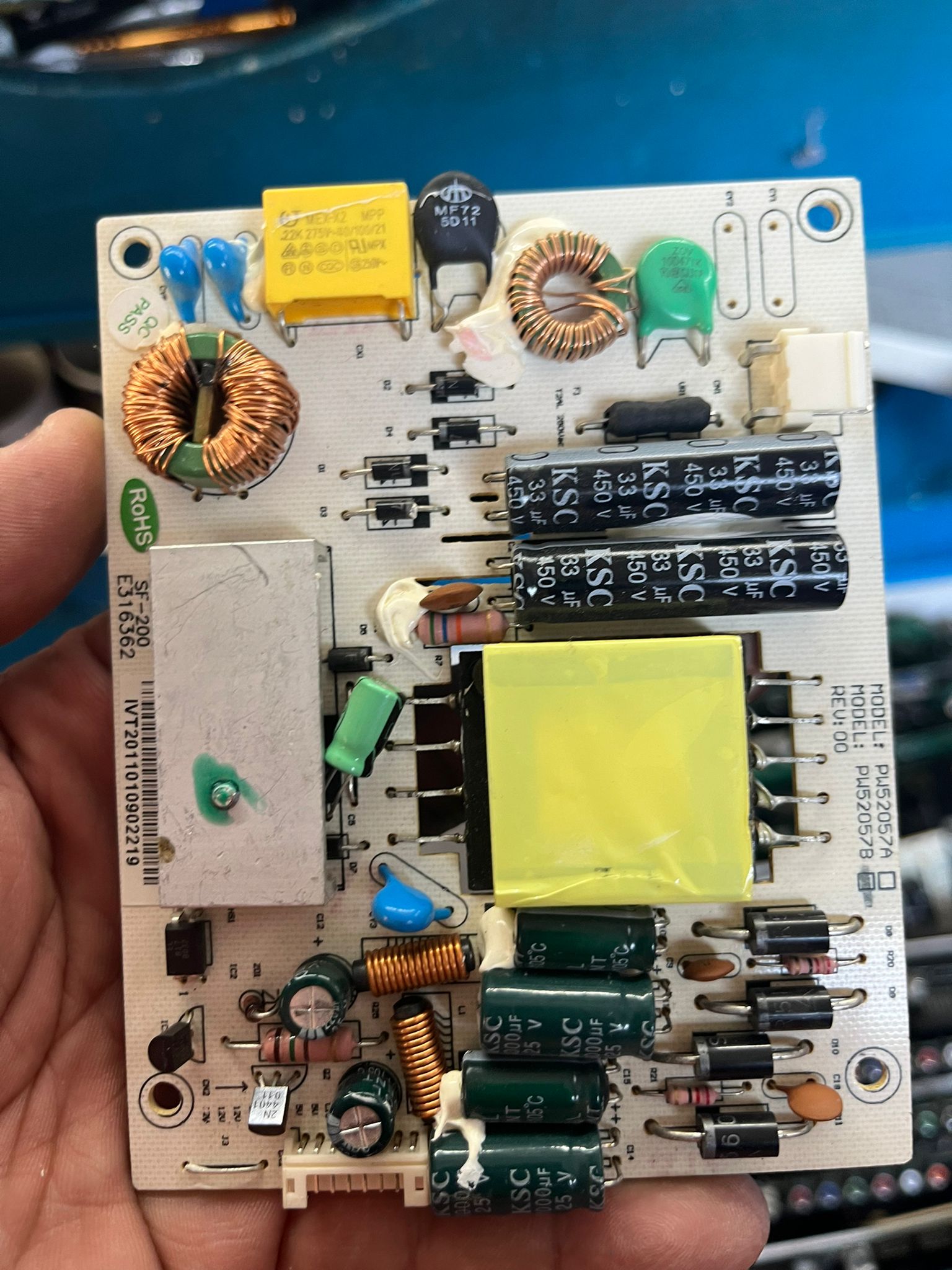 Placa Fuente De Poder PW52057A Original Usada Probada