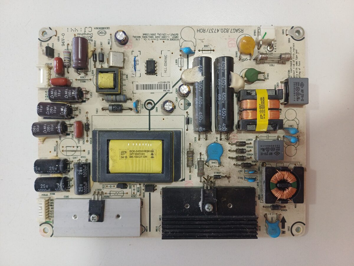 Placa Fuente De Poder RSAG7.820.4737/ROH Hisense Panavox